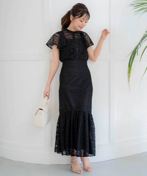 「NOELA」 スカート M オフホワイト レディース_画像3