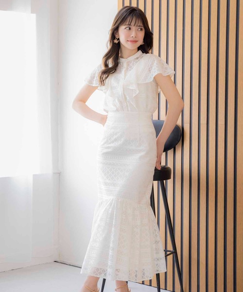 「NOELA」 スカート M オフホワイト レディース_画像7