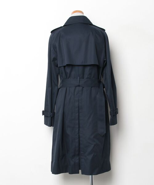「green label relaxing」 トレンチコート 40 ネイビー レディース_画像2