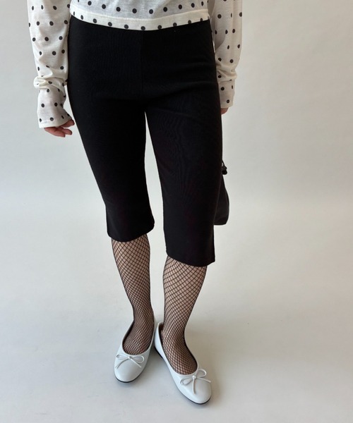 FUULLY STUDIO ハーフパンツ パンツ 短パン サイドスリットバイカー