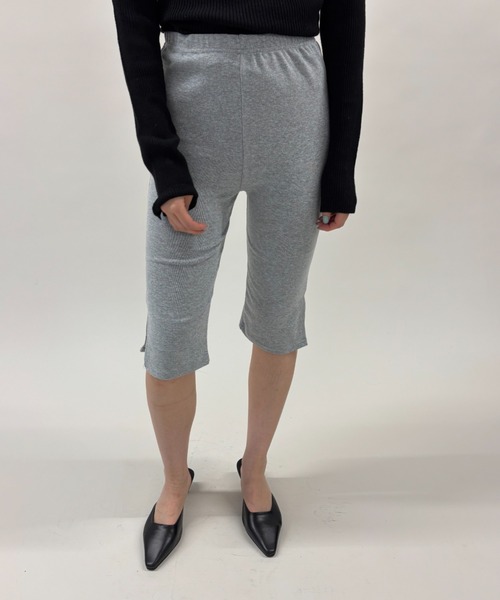 FUULLY STUDIO ハーフパンツ パンツ サイドスリットバイカーパンツ