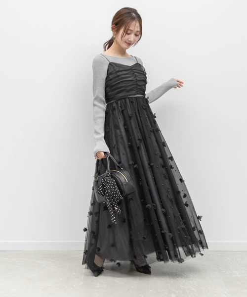RANDA（ランダ） ワンピース 「Flower Collection」3Dフラワーチュール