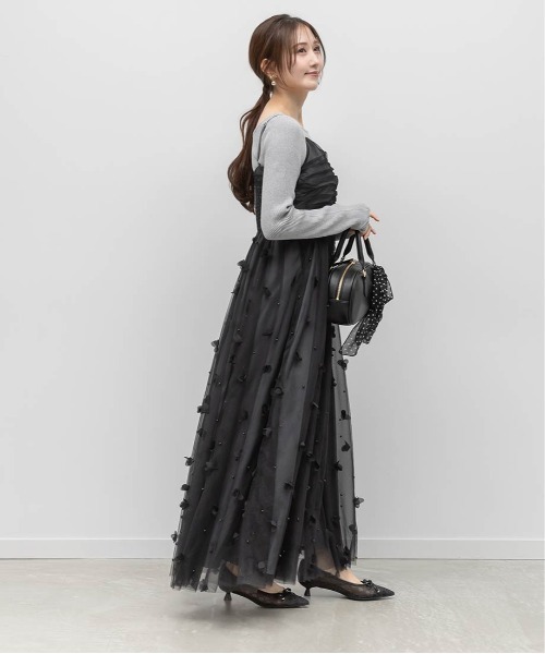 RANDA（ランダ） ワンピース 「Flower Collection」3Dフラワーチュール