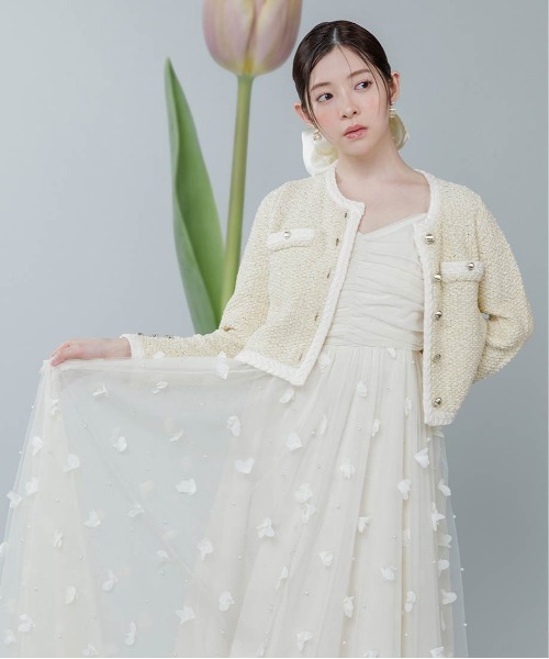 RANDA（ランダ） ワンピース 「Flower Collection」3Dフラワーチュール