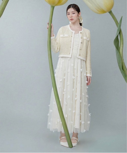 RANDA（ランダ） ワンピース 「Flower Collection」3Dフラワーチュール
