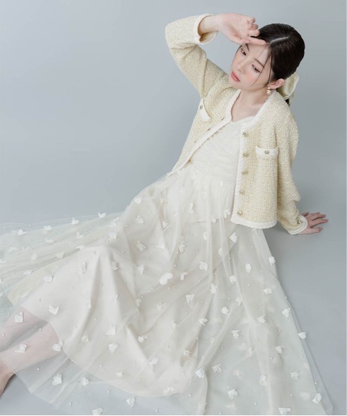 RANDA（ランダ） ワンピース 「Flower Collection」3Dフラワーチュール