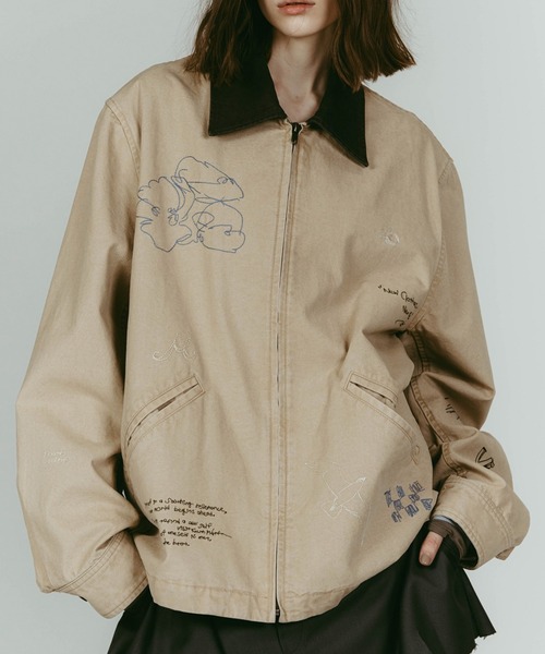 Knuth Marf（クヌースマーフ） コート アウター embroidered jacket