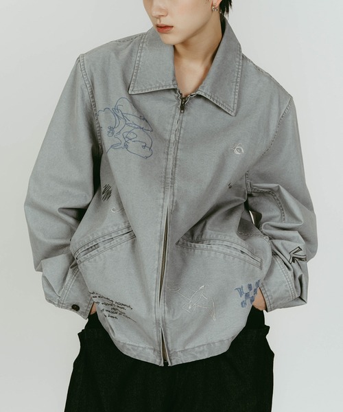 Knuth Marf（クヌースマーフ） コート アウター embroidered jacket