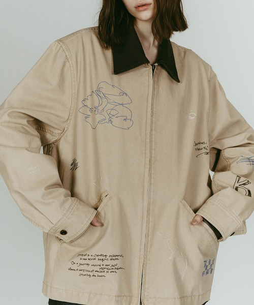 Knuth Marf（クヌースマーフ） コート アウター embroidered jacket