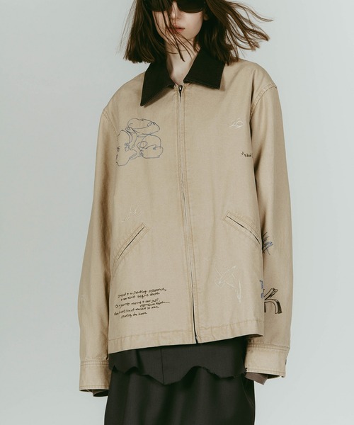 Knuth Marf（クヌースマーフ） コート アウター embroidered jacket