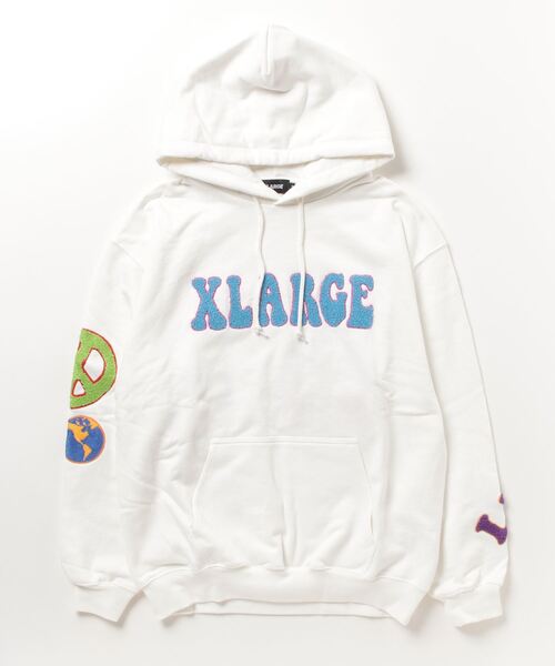 XLARGE」 プルオーバーパーカー X-LARGE ホワイト メンズ 楽天市場 