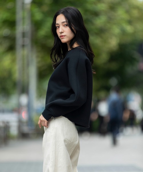 「Munich」 スウェットカットソー FREE オートミール レディース_画像3