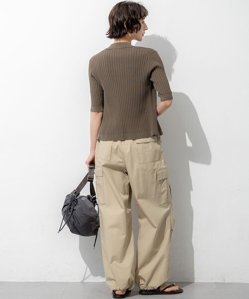 カーゴパンツ ハイカウントギャバ パラシュート レディース : ZOZOTOWN