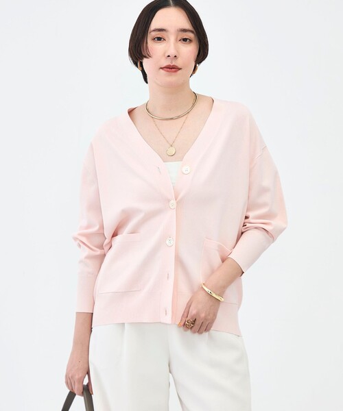 美品　nolleys sophi ヘアリーVネック ニットカーディガン NOLLEY'S Sophi（ノーリーズソフィー） カーディガン 「新色追加