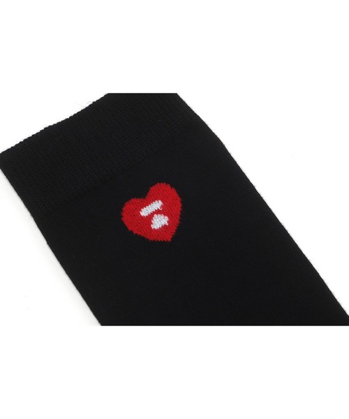 APEE 靴下 HEART EMBROIDERY BADGE SOCKS レディース : ZOZOTOWN Yahoo