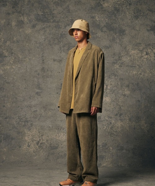 「NUMERALS」 コーデュロイジャケット MEDIUM サックスブルー メンズ_画像3