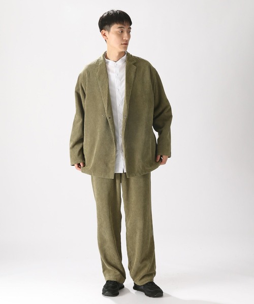 「NUMERALS」 コーデュロイジャケット MEDIUM サックスブルー メンズ_画像7