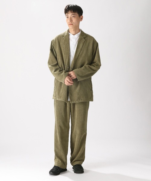 「NUMERALS」 コーデュロイジャケット MEDIUM サックスブルー メンズ_画像8