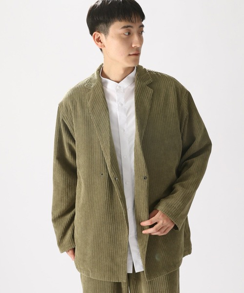 「NUMERALS」 コーデュロイジャケット MEDIUM サックスブルー メンズ_画像9