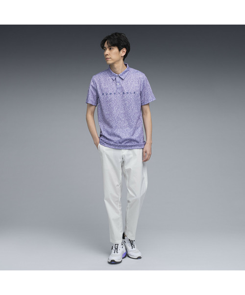 PUMA（プーマ） ポロシャツ メンズ ゴルフ PB ボタニカル 半袖
