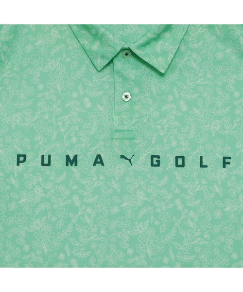 PUMA（プーマ） ポロシャツ メンズ ゴルフ PB ボタニカル 半袖