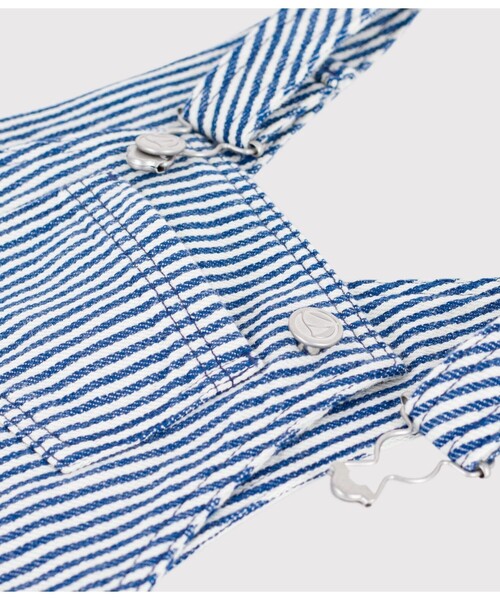 PETIT BATEAU（プチバトー） サロペット オーバーオール ストライプ 