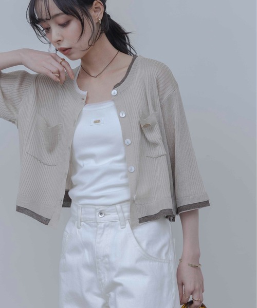 Eimee Law（エイミーロウ） カーディガン レイヤードライクハーフ