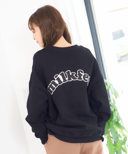 「MILKFED.」 スウェットカットソー ONE SIZE グレー レディース_画像4