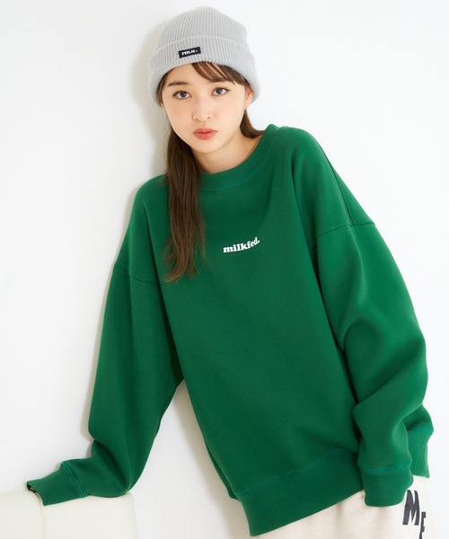 「MILKFED.」 スウェットカットソー ONE SIZE グレー レディース_画像8