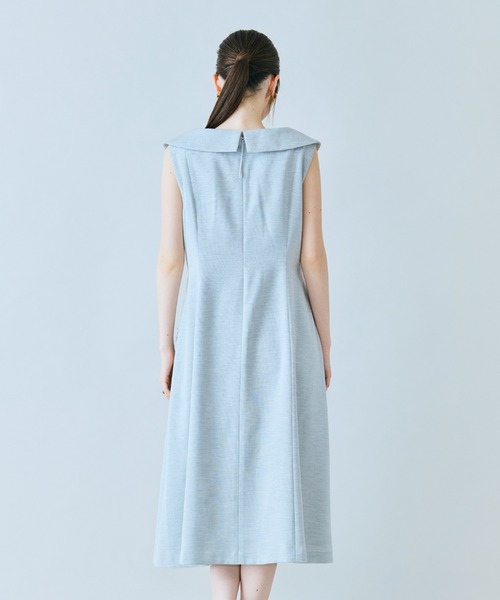ワンピース 「モデル美香×Audie a Muses」ラップ風デザインワンピースの画像