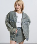 コート アウター ウォッシュ加工 オーバーサイ...の詳細画像1