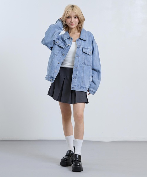 ANAP（アナップ） コート アウター ウォッシュ加工 オーバーサイズ
