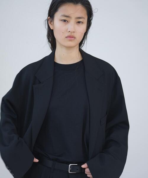 コート ジャケット new basic　HIGH TWIST WOOL SINGLE JACKET メンズの画像