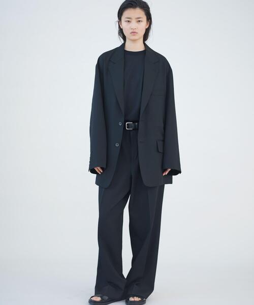 コート ジャケット new basic　HIGH TWIST WOOL SINGLE JACKET メンズの画像