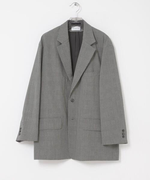 コート ジャケット new basic　HIGH TWIST WOOL SINGLE JACKET メンズの画像