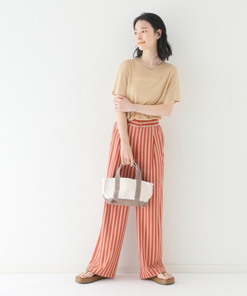 「BASERANGE」 半袖Tシャツ SMALL ブラック レディース_画像7
