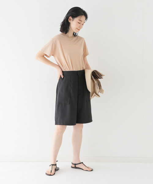 「BASERANGE」 半袖Tシャツ SMALL ブラック レディース_画像9