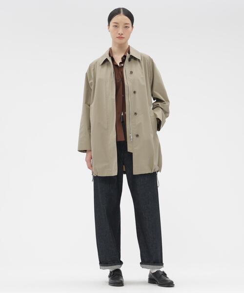 ブラウス シャツ MATT SILK SHIRT レディースの画像