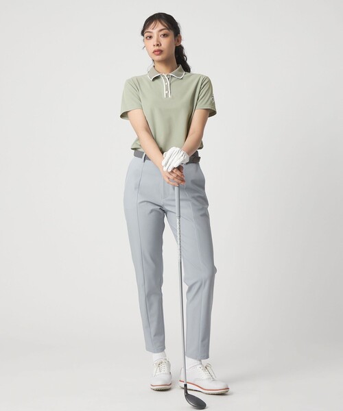 ★希少★ ユナイテッド アローズ GOLF ポロシャツ 日本製 ストレッチ 灰色 UNITED ARROWS GOLF（ユナイテッドアローズゴルフ） ポロシャツ ポロ