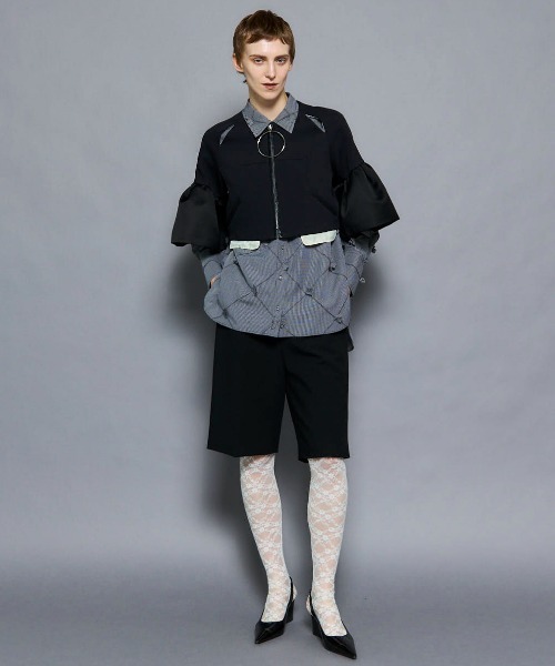 「MAISON SPECIAL」 スラックス 36 ブラック レディースの画像