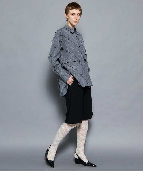 「MAISON SPECIAL」 スラックス 36 ブラック レディースの画像