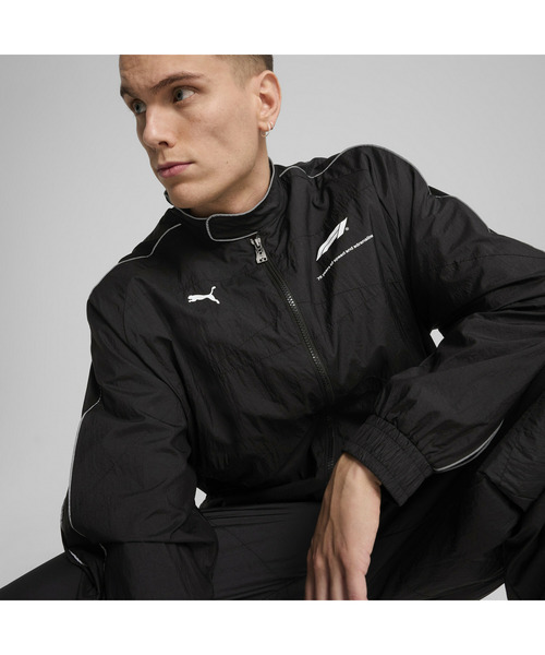 「PUMA」 ジャージブルゾン MEDIUM ブラック メンズ_1