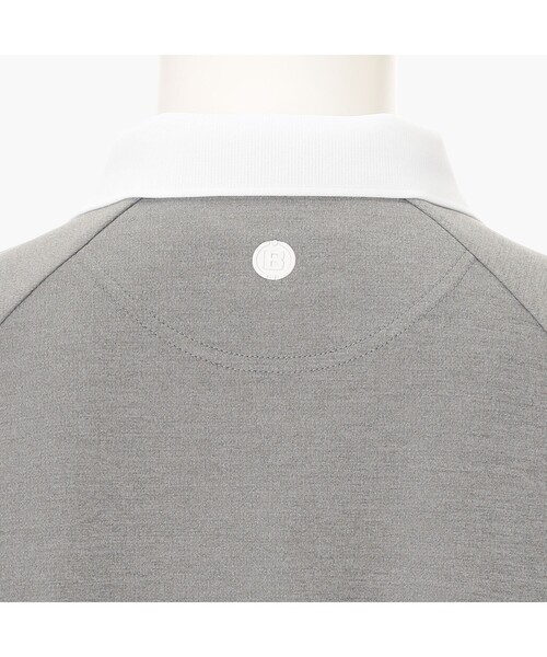 uvカット tシャツ 「BRIEFING GOLF／ブリーフィングゴルフ」MEN’S COLLEGE LOGO POLO RF メンズの画像
