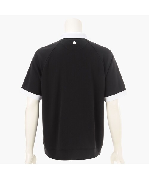 uvカット tシャツ 「BRIEFING GOLF／ブリーフィングゴルフ」MEN’S COLLEGE LOGO POLO RF メンズの画像