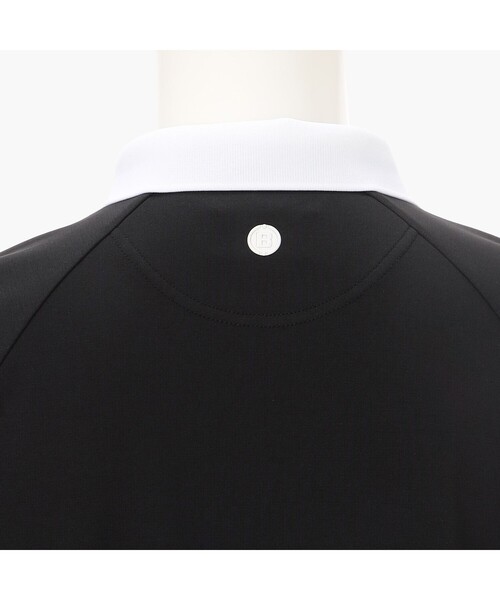 uvカット tシャツ 「BRIEFING GOLF／ブリーフィングゴルフ」MEN’S COLLEGE LOGO POLO RF メンズの画像