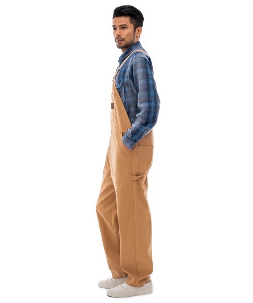 「BILLABONG」 オーバーオール LARGE キャメル メンズ_画像4