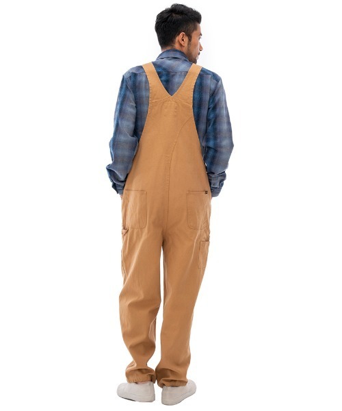 「BILLABONG」 オーバーオール LARGE キャメル メンズ_画像5