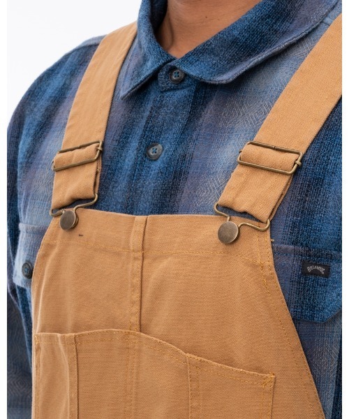 「BILLABONG」 オーバーオール LARGE キャメル メンズ_画像8