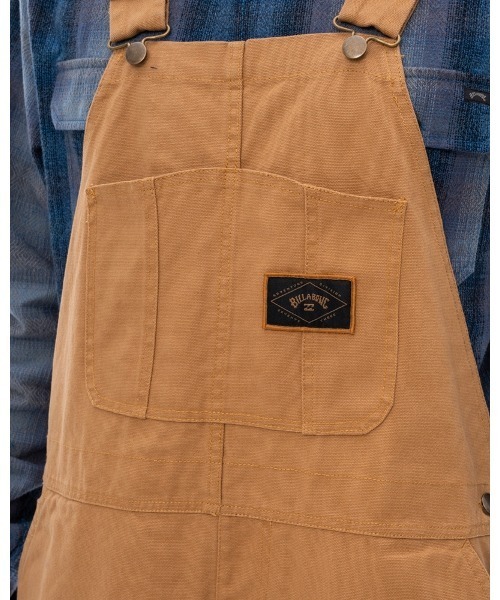 「BILLABONG」 オーバーオール LARGE キャメル メンズ_画像9