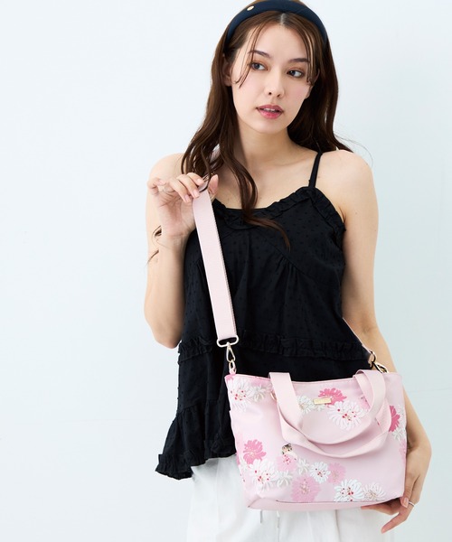 「PAUL & JOE ACCESSOIRES」 2WAYバッグ FREE ピンク レディース_画像2